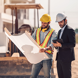Construction team working